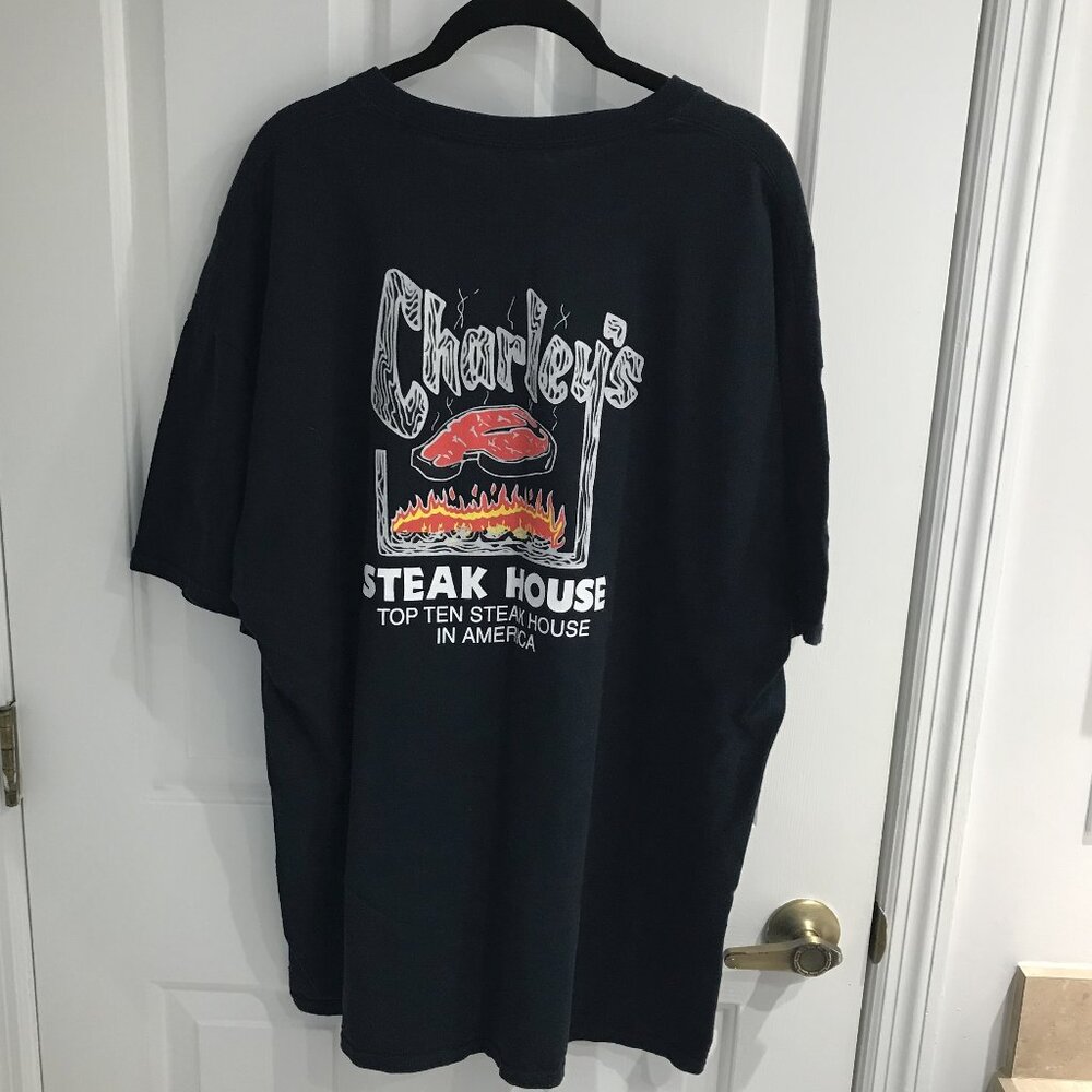 Famous Charley's Steakhouse T Shirt 2XL NWOT